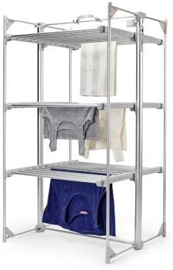 drysoon Deluxe 3-Tier Heated Clothes Airer with Built-in Timer