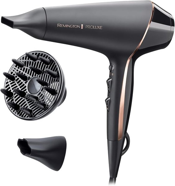 Remington PROluxe Midnight Hair Dryer (OPTIheat Technology for…