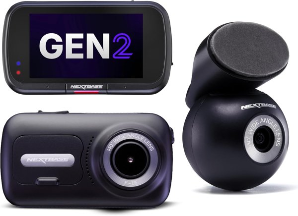 Nextbase 322GW Front and Rear Dash Cam