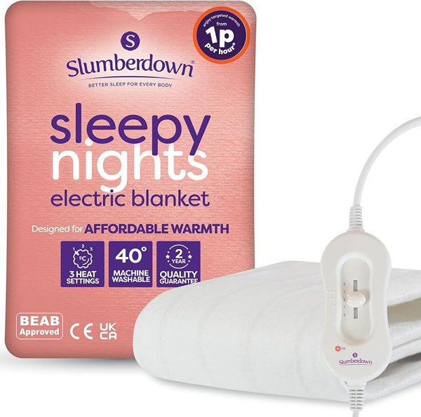 Slumberdown Sleepy Nights Electric Blanket Double