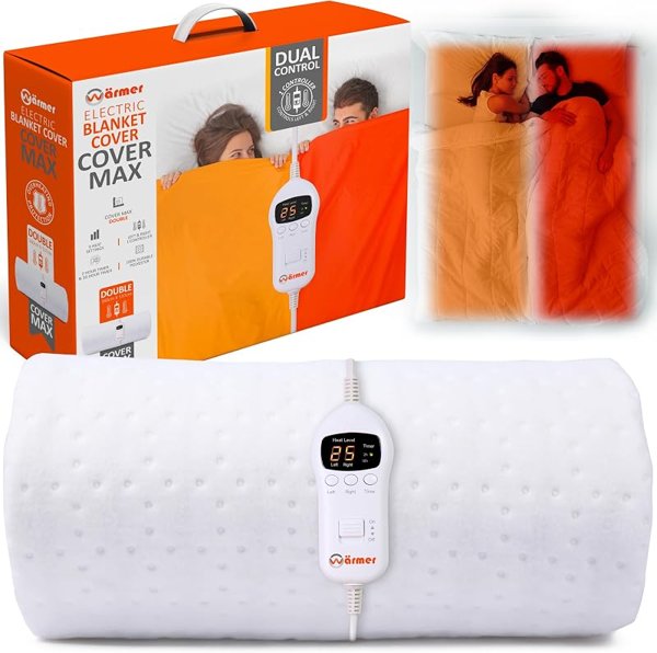Warmer Electric Blanket Double 160x137 cm for Bed