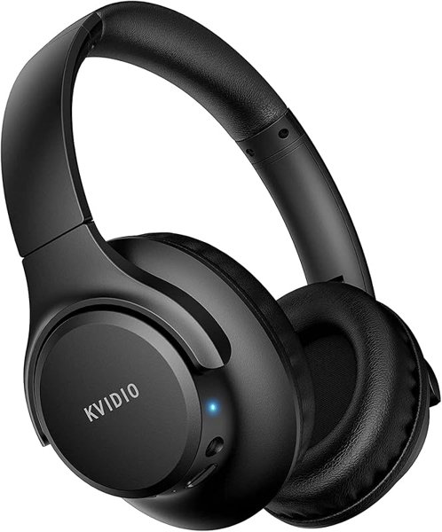 KVIDIO Bluetooth Headphones Wireless Over Ear 65h Battery Wired &…