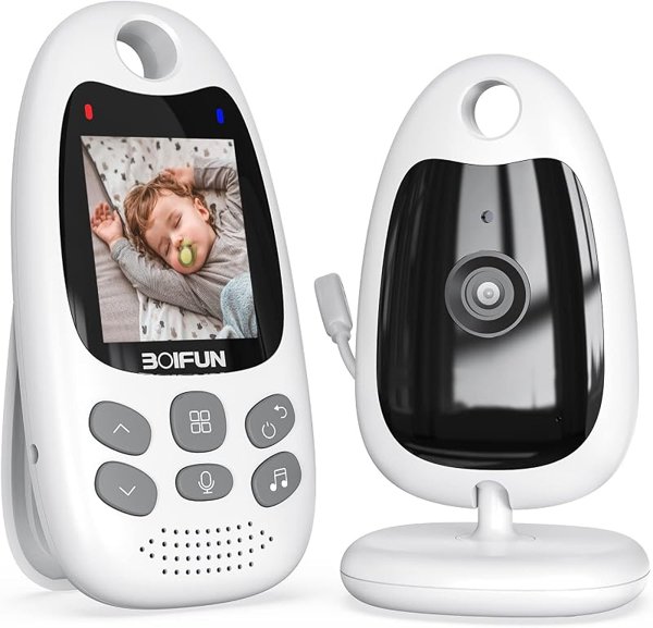 BOIFUN 2026 Upgraded Baby Monitor with Camera and Night Vision
