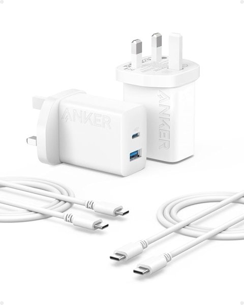 Anker 20W Dual Port USB C Plug