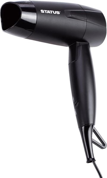 STATUS Toulouse Black Foldable Travel Hairdryer