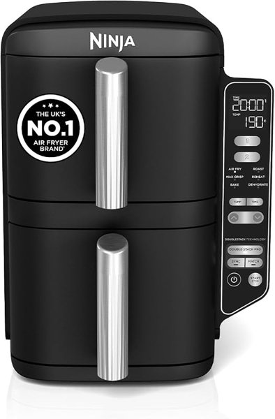 Ninja Double Stack 7.6L 2-Drawer Air Fryer