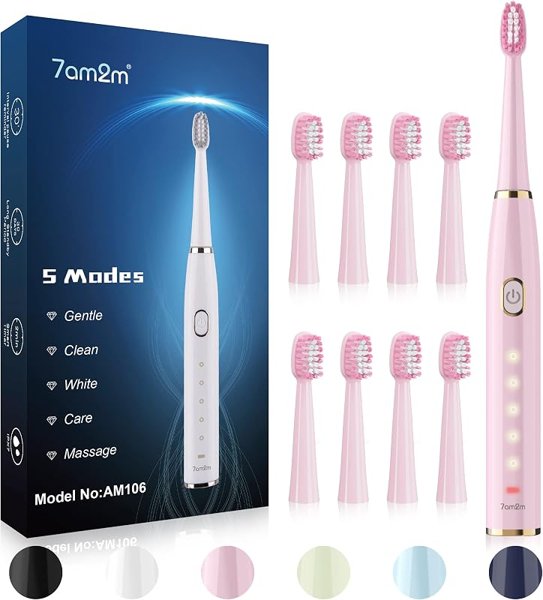 7AM2M Sonic Electric Toothbrush for Adults