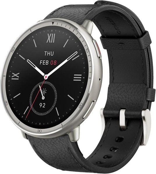 Amazfit Active 2 Premium Round Smart Watch,10 Day Battery