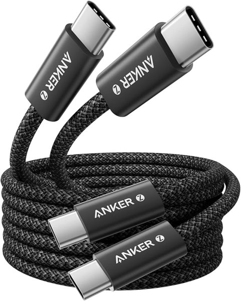 Anker 240W Zolo USB C to USB C Cable (2Pack,1.8m)