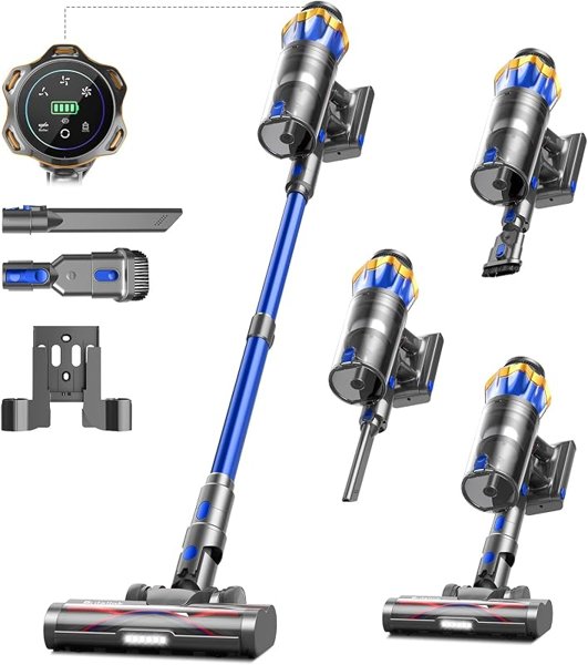 Bulelink 600W 50kPa 70Mins Cordless Vacuum Cleaner
