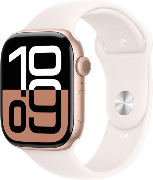 Apple Watch Series 10 GPS 42 mm Smartwatch with Rose Gold Aluminium…