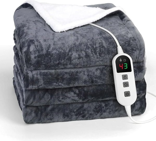 Electric Blanket 160x130CM Grey