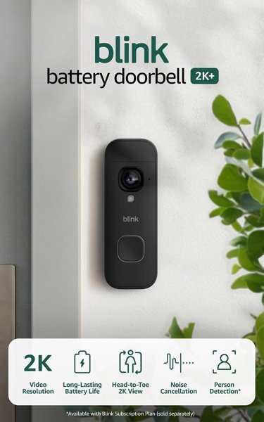 Blink Battery Doorbell 2K+ (newest gen)
